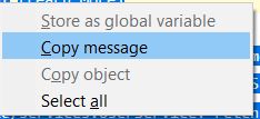 Firefox copy messages