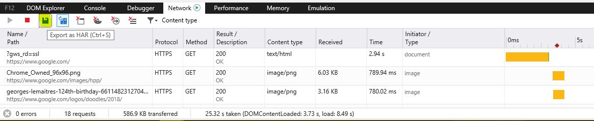 Internet Explorer Save