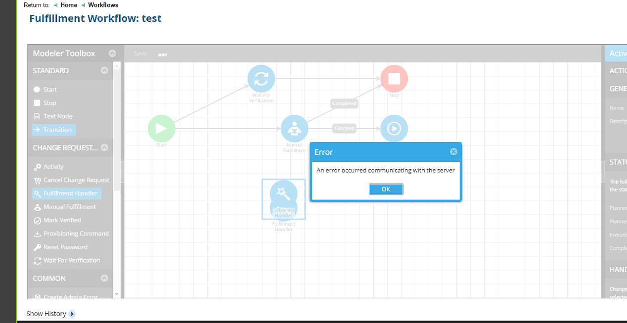 WorkPoint / workflow edit error