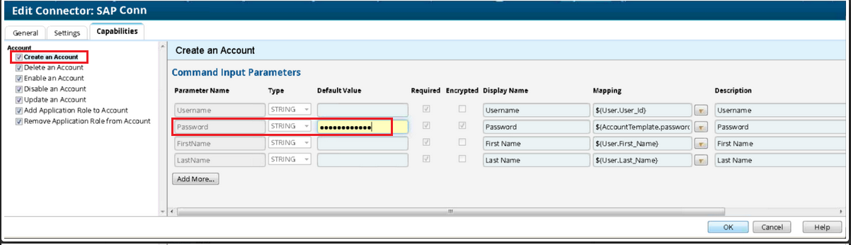 AFX SAP Connector Capabilities