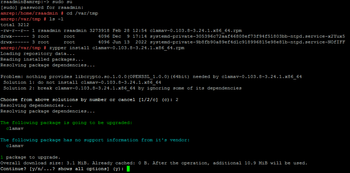 How to address ClamAV Vulnerability (CVE202320032 & CVE202320052