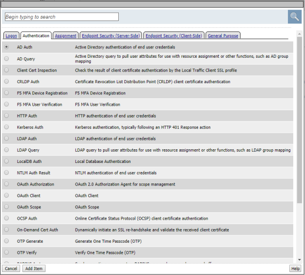 F5 BIG IP APM 14.1 Consecutive Logon Page Configuration RSA