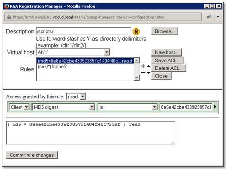 Web ACL for /scripts/, before update