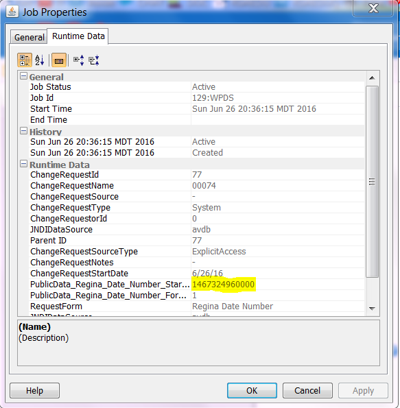 Date is transformed into a large number