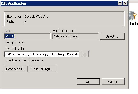 RSA Authentication Agent for Web: IIS Authentication Test Fails Due to ...