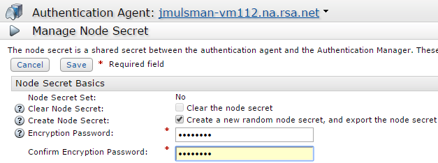 NS Password