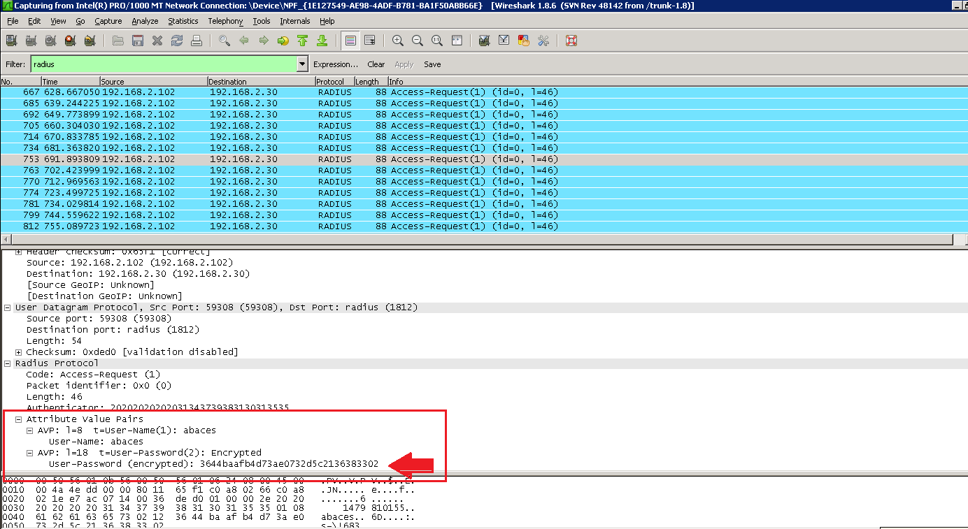 Encrypted Packet