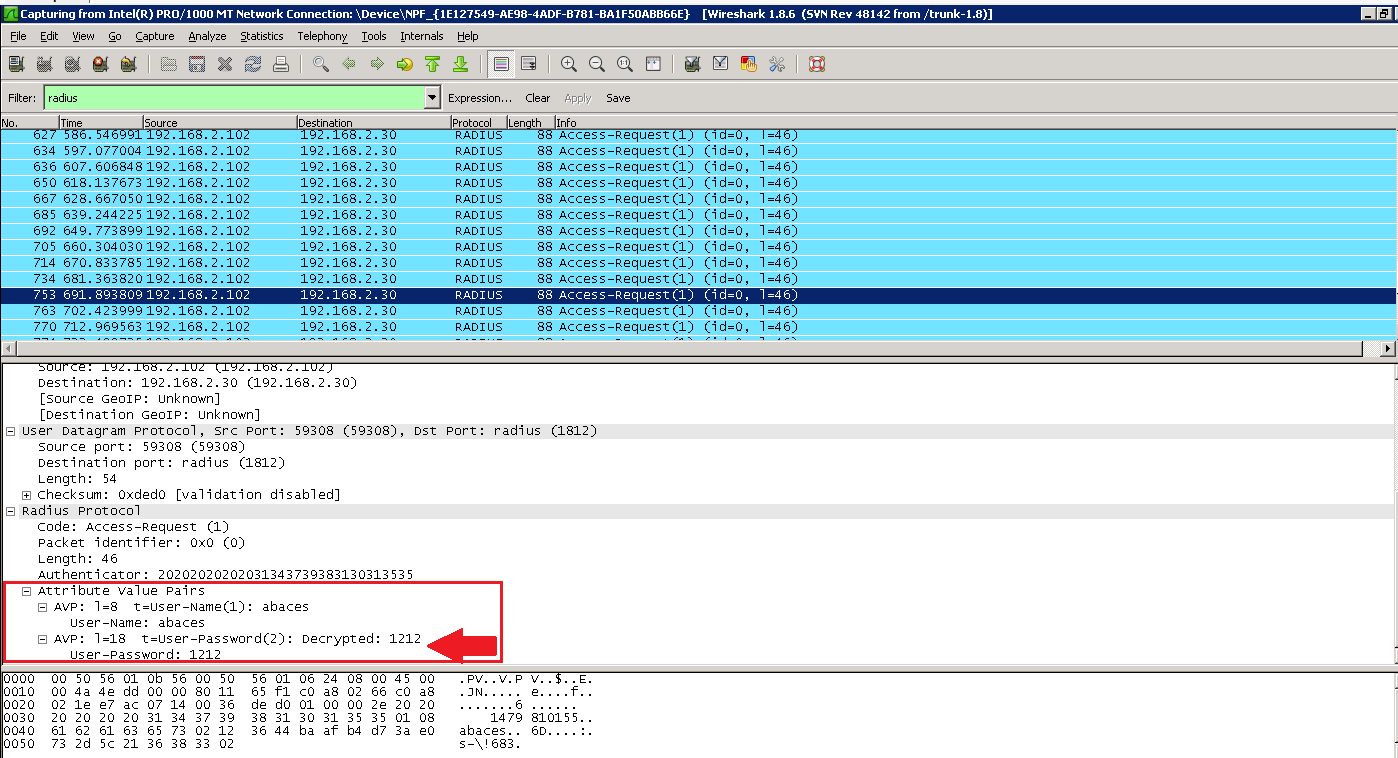 Decrypted Packet