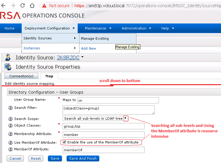 LDAP group search